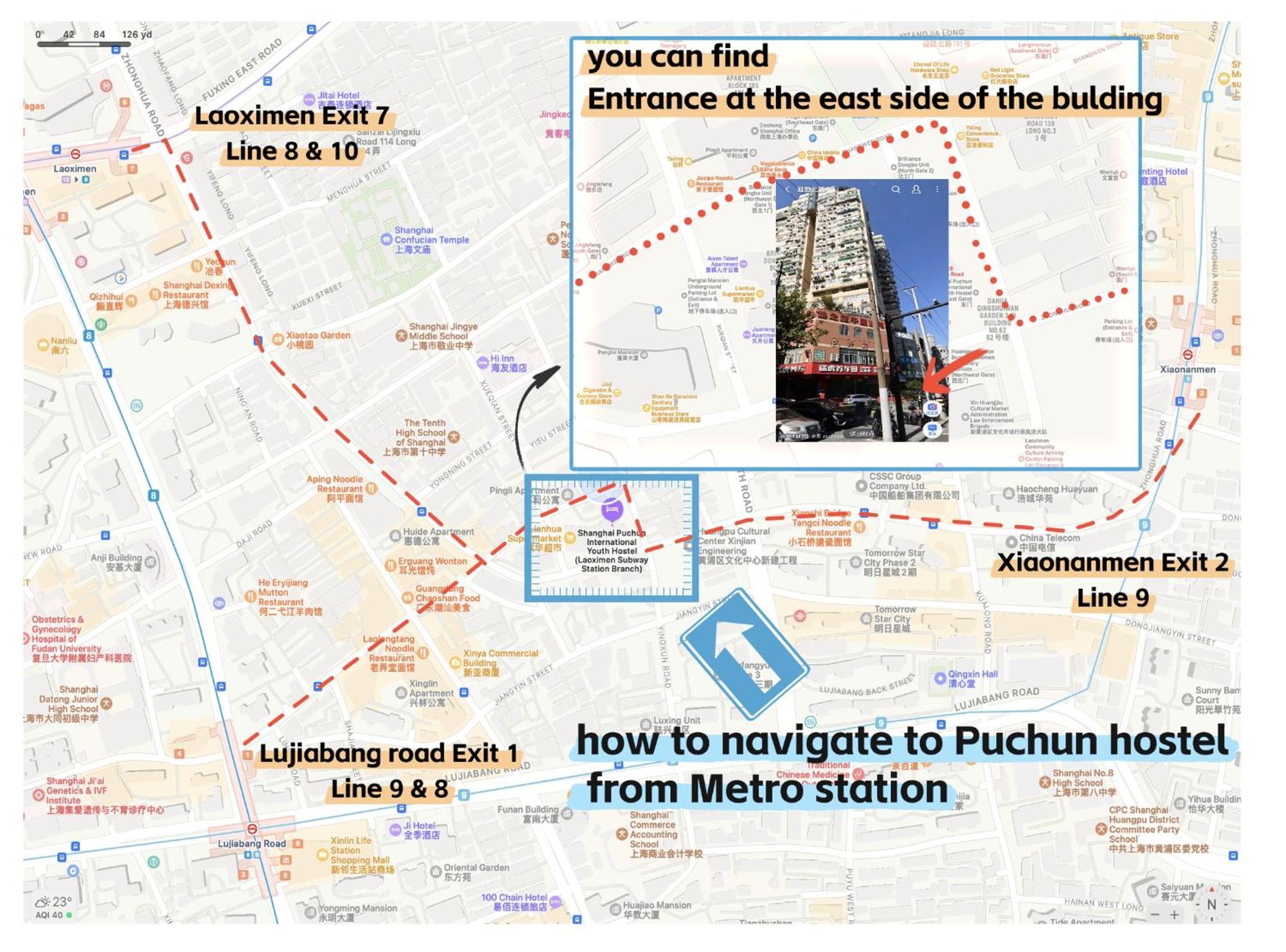 Pu Chun International Hostel -Yugarden & Old Town Xangai Exterior foto